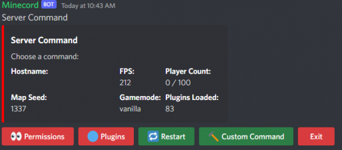 Discord Server Panel