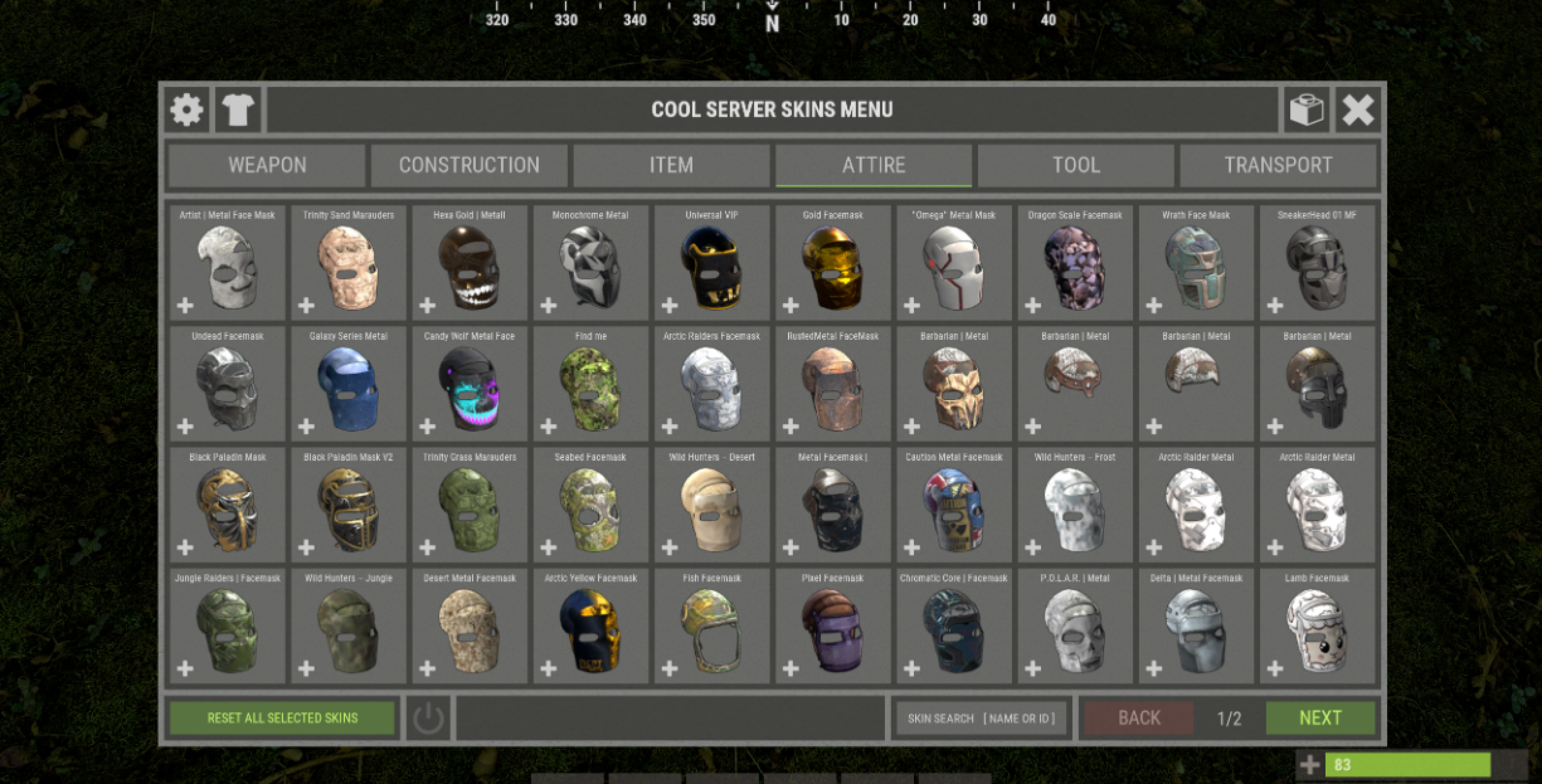 Workshop Community Skins Pack for XSkinMenu | .json version