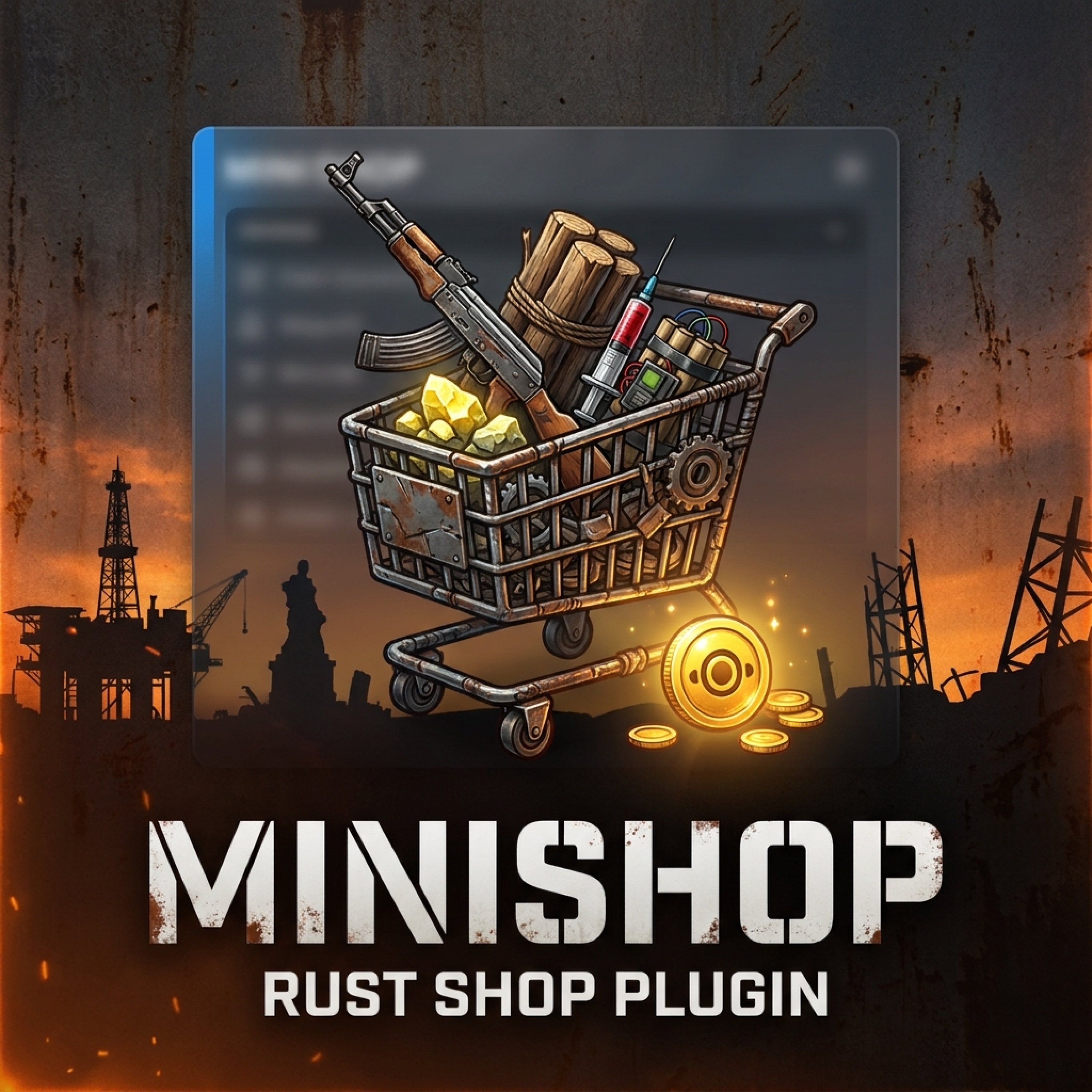 MiniShop — внутриигровой магазин для серверов Rust